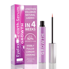 Tinclen eyelash growth serum bottle closeup for daily lash care and conditioning.