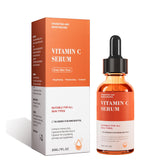 Tinclen Vitamin C Serum bottle pump highlights lightweight hydration for all skin types.