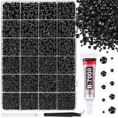 TINKRSTUFF resin rhinestones box-24-grid pack for craft embellishment