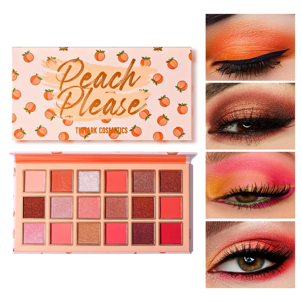 Tintark Peach Please palette cover shows rich color payoff for bold, photo-ready eye looks.