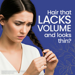 Tío Nacho Thickening Hair Treatment spray application demonstrates root lift.