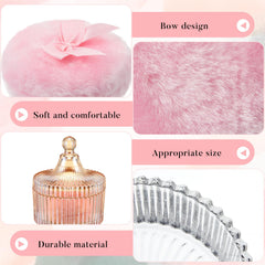 Tioncy body powder container with puff set showcases practical cosmetic storage