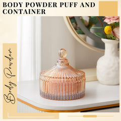 Tioncy powder puff velour close up highlights plush texture for even distribution