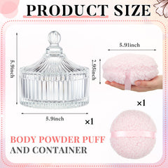 Tioncy velour puff soft material for gentle, comfortable daytime use