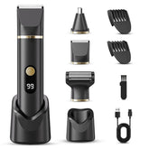 Tiovara beard trimmer front view shows precise shaping for a crisp, groomed look.