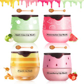 TIRDET Bee Lip Balm Honey Pot packaging showcases a compact, portable lip care option.