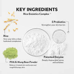 TIRTIR powder in water transforming to foam for a mild deep cleanse.