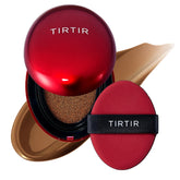TIRTIR Mask Fit Red Cushion compact in 45W Chestnut provides natural, buildable coverage.