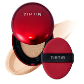 TIRTIR Mask Fit Red Cushion compact open showing Ivory shade for full coverage.