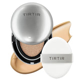 TIRTIR Mask Fit Aura Silver Cushion packaging highlights premium packaging for easy foundation access