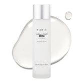TIRTIR Milk Skin Rice Toner Light bottle shown for instant hydration and a lightweight texture.