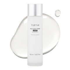 TIRTIR Milk Skin Rice Toner Light bottle shown for instant hydration and a lightweight texture.