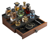 TIRYIUOU Cologne Organizer top view shows a sleek fragrance gallery for easy selection.
