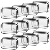 TISRATOK clear makeup bags travel set—transparent design for quick content check during travel.