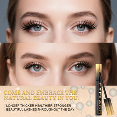 Tistees Lash Serum brush application demonstrates precise base application.
