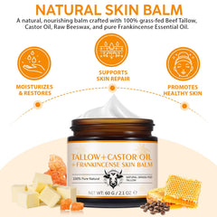 Tiuedu balm with beeswax barrier for long-lasting moisture
