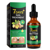Tiuedu Nail Growth Serum bottle pour illustrates easy application for nourishing nails and cuticles