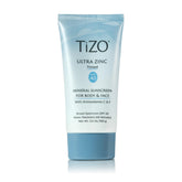 TIZO Ultra Zinc tinted sunscreen bottle ready for daily SPF 40 protection.