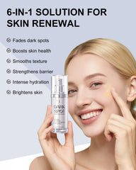 TJE Dark Spot Serum hydration glow demonstrates skin moisture