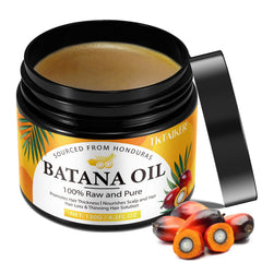 TKTALKER Batana Oil bottle—pure hair nourishment for thicker, healthier strands.