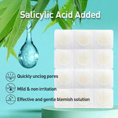 TKTK Pimple Patches salicylic acid close-up unclogs pores.