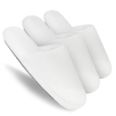 Tlizzz7 3-pack luxury spa slippers pack with plush fabric for hotel comfort.