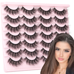 TNFVLONEINS 5D cat-eye lashes add natural definition to eyes