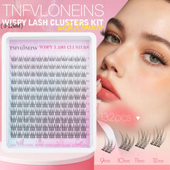 TNFVLONEINS Lash Tweezers help precise placement for natural looking clusters