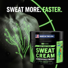 TNT Pro Ignite Cream application shows smooth spreading for quick absorption during workouts.