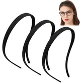 TOBATOBA Flex Headbands black close-up with matte finish for all-day comfort.