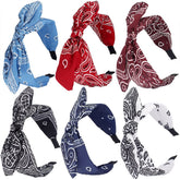 TOBATOBA paisley-knotted headbands offer versatile colors for daily outfits.