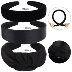TOBATOBA non-slip headband side view shows secure grip for active wear