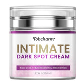 Tobcharm skin bleaching cream intimate area tube promotes even tone in sensitive regions.