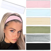 Tobeffect 7pcs headbands set close-up shows vibrant colors for versatile daily styling