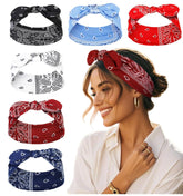 Tobeffect bandana headbands with boho paisley bow offer all-day comfort and versatile styling.