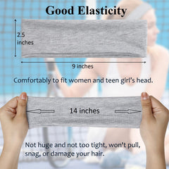 Tobeffect headbands soft cotton fabric offers breathable, all-day comfort