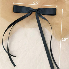 Tobeffect ribbon barrettes fall colors back view for styling.