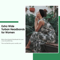 Tobeffect wide headbands feature soft fabric for breathable comfort all day.