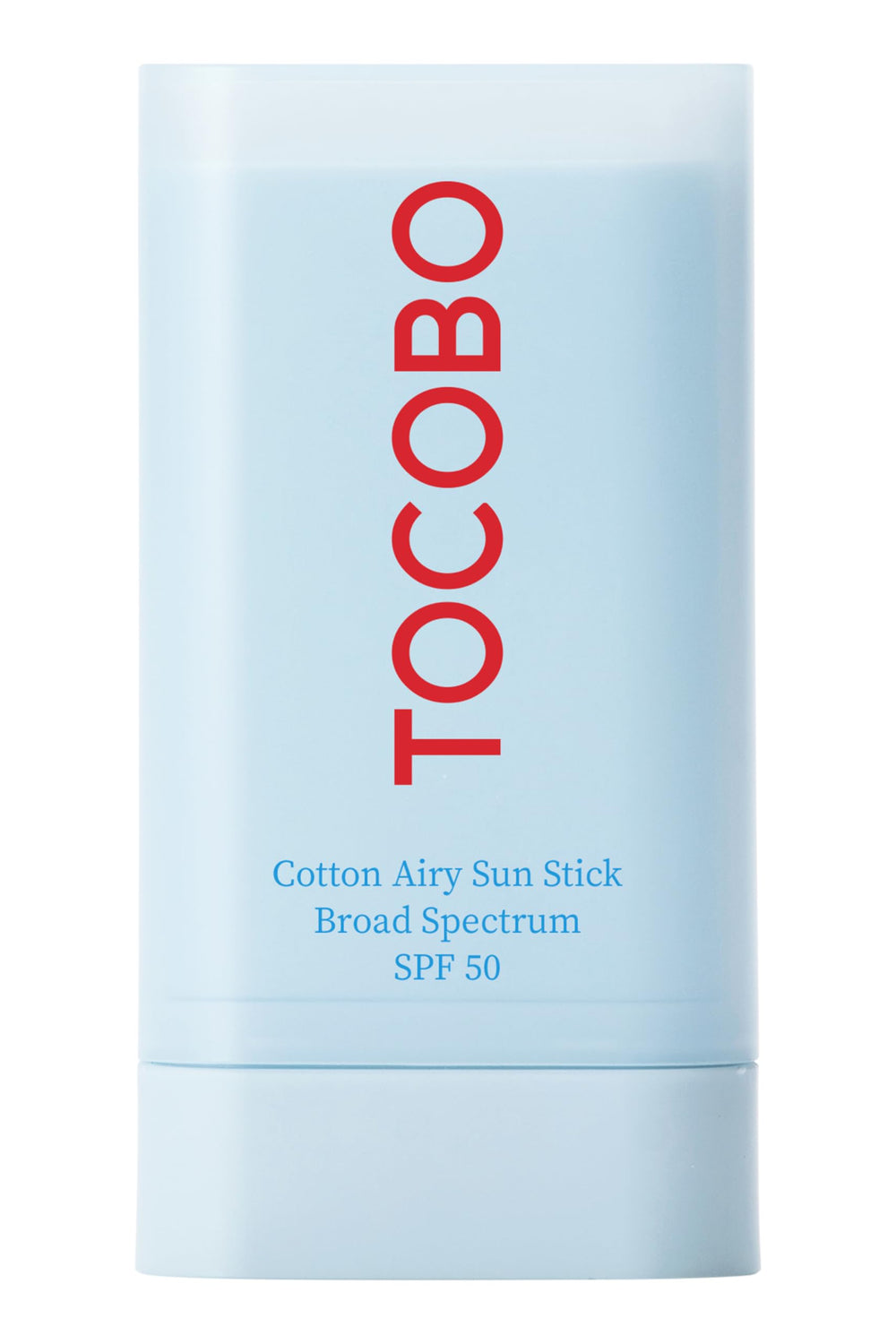 TOCOBO US Cotton Airy Sun Stick SPF 50 travel-size sunblock for on-the-go matte protection