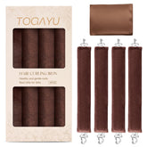 Togayu heatless curls overnight set velvet rollers ready for a wavy morning look.