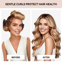 Togayu velvet curlers close-up reduces snagging for gentle styling.