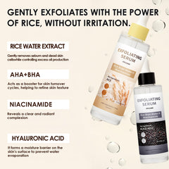 TOGOLIUN Black Rice Ampoule nose area close-up removes visible blackheads.