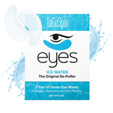 ToGoSpa Ice Water EYES pack shot highlighting three gel pad pairs for under-eye rejuvenation.