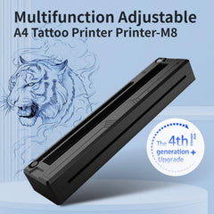 TOHUNZO TATTOOPRT app interface with real-time preview
