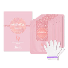 TOI:L Extra Silky Hand Mask white truffle gloves nourish dry hands with spa-grade moisture.