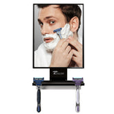 ToiletTree Fogless Shower Mirror provides a clear reflection for precise shaving