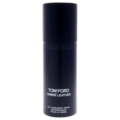 Tom Ford Ombre Leather spray application demonstrates easy refresh and versatile layering.