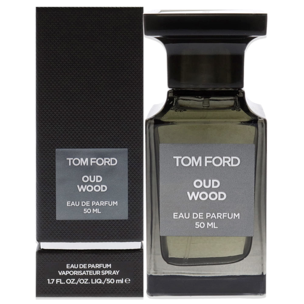 Tom Ford Oud Wood EDP bottle front shows luxurious design for evenings