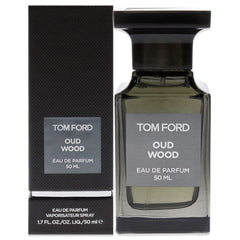 Tom Ford Oud Wood EDP bottle front shows luxurious design for evenings