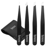 Tomata eyebrow tweezer set with classic tips for precise grooming and versatile tasks.